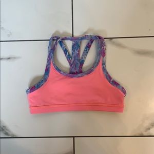 Ivivva girls pink bra